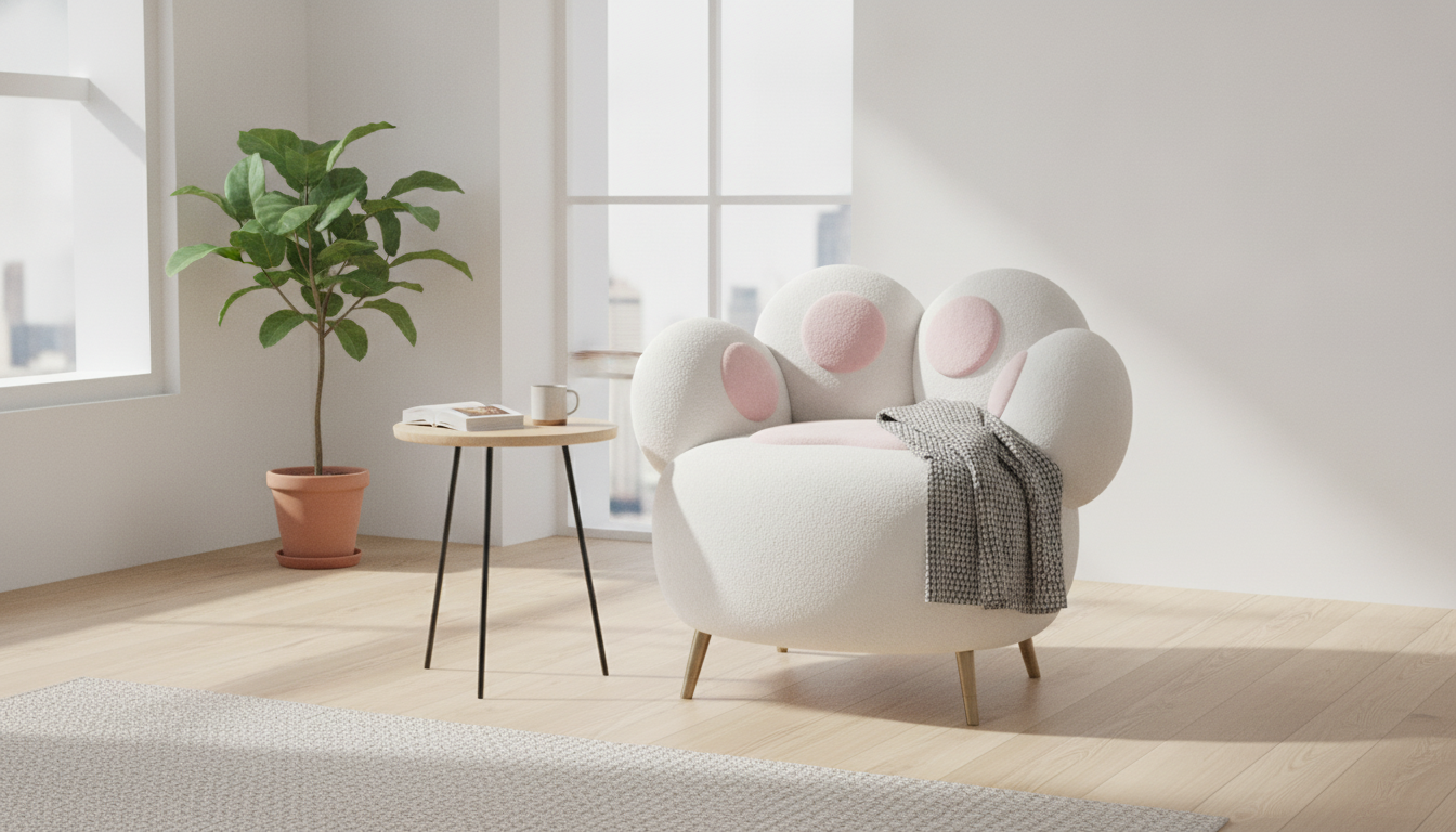 Elegant Nordic Lounge Chair for Modern Living Rooms