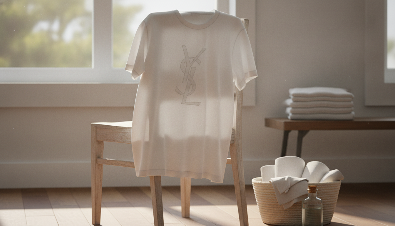 Saint Laurent Monogram Cotton Tee: Fit, Feel & Care