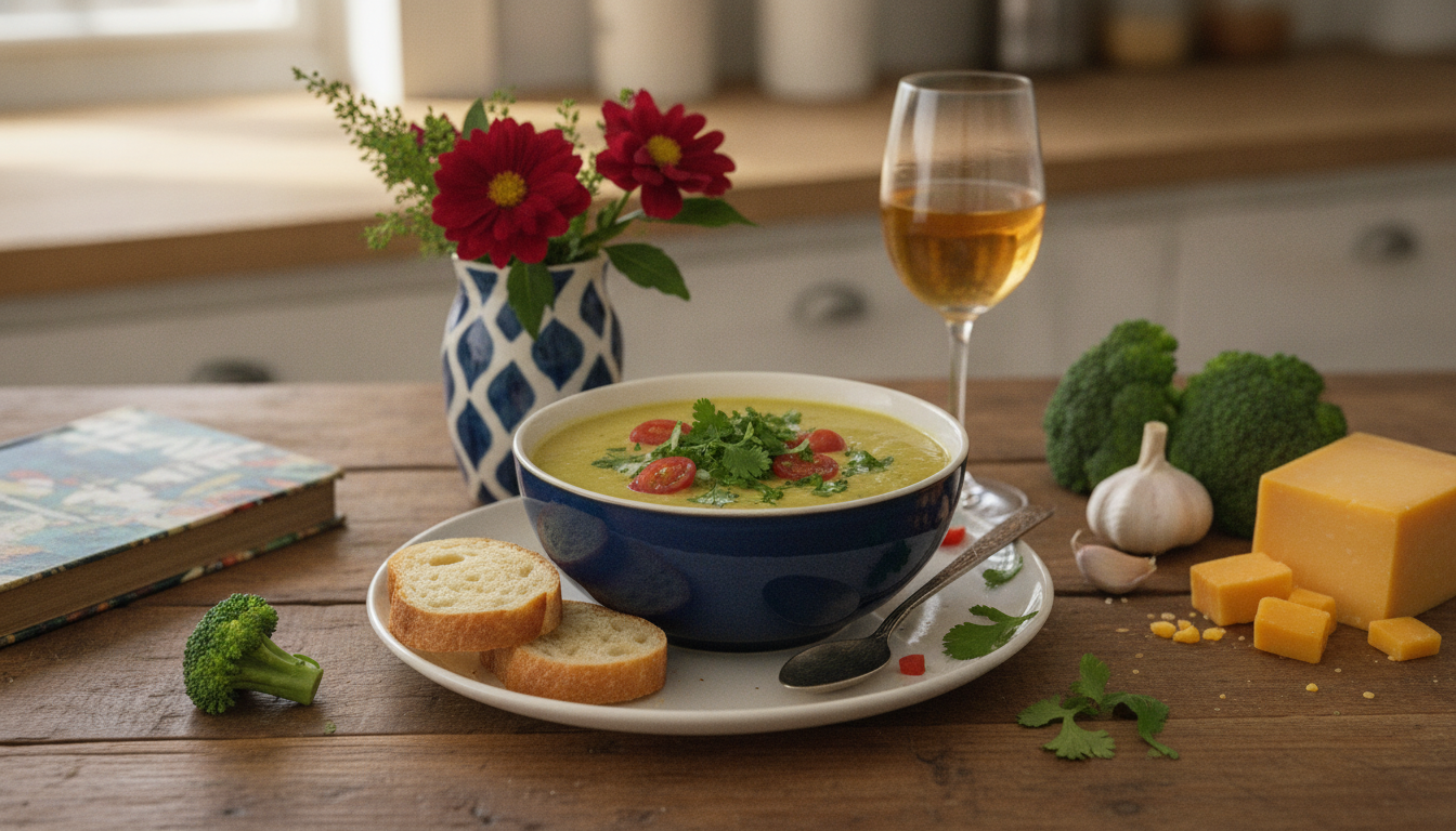 Smooth Broccoli Cheddar Soup: No-Grainy, Make-Ahead