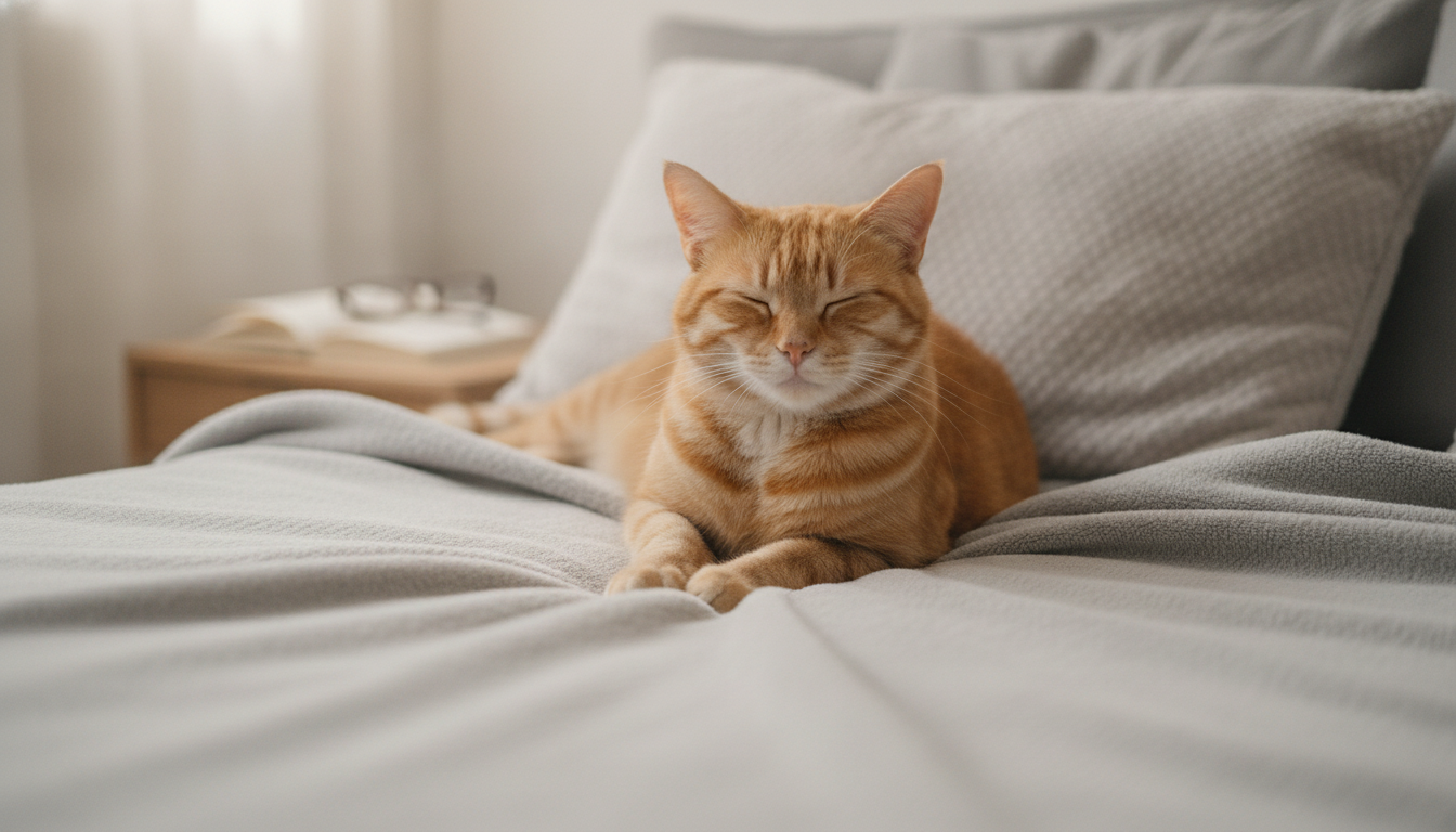 Why Cats Knead Blankets: Meaning, Cues & What to Do