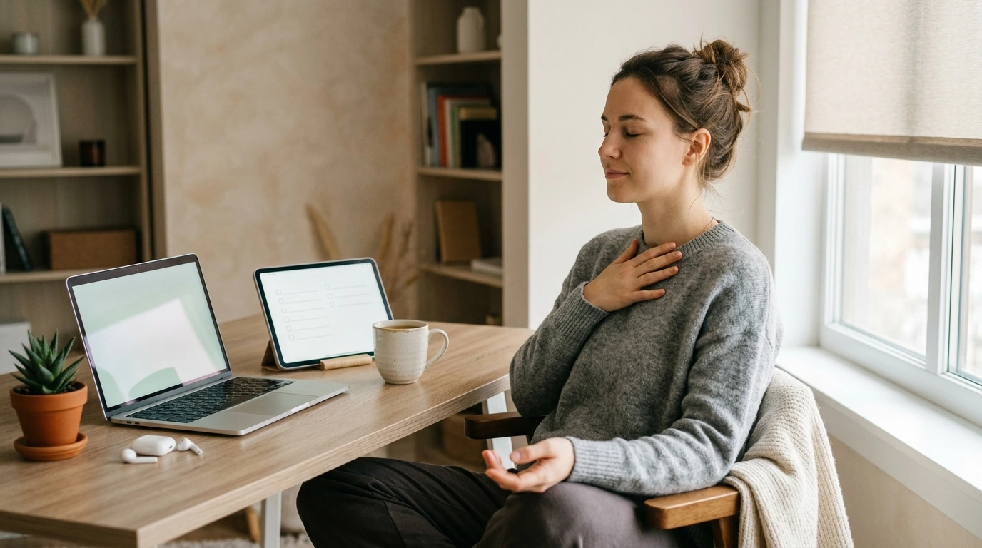 AI Relaxation Checklist: Calm, Focus, Energy & Sleep