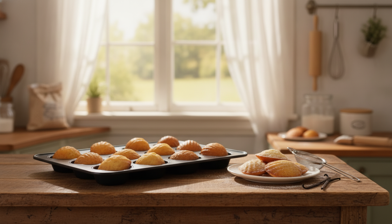 Heavy-Duty Non-Stick Madeleine Pan for Mini Treats