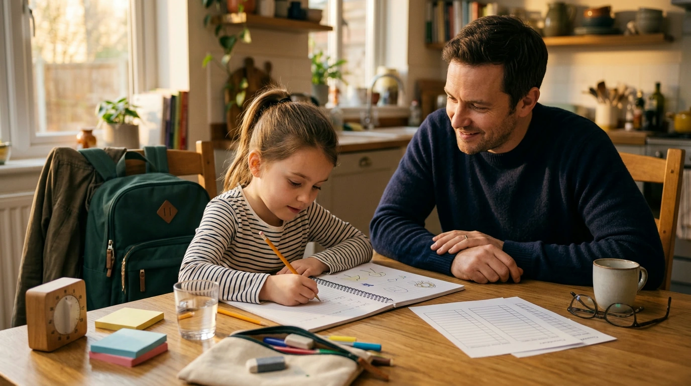 Printable Homework Routine Kit for Study Habits & Independence