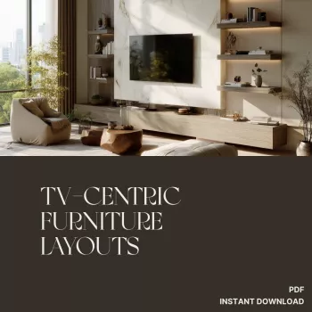 TV-Centric Living Room Layouts: Comfort, Flow, Balance